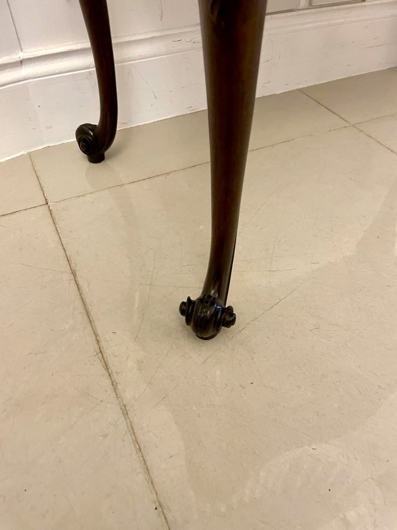 Antique George III Original Hepplewhite Outstanding Quality Carved Mahogany Card Table - Image 9